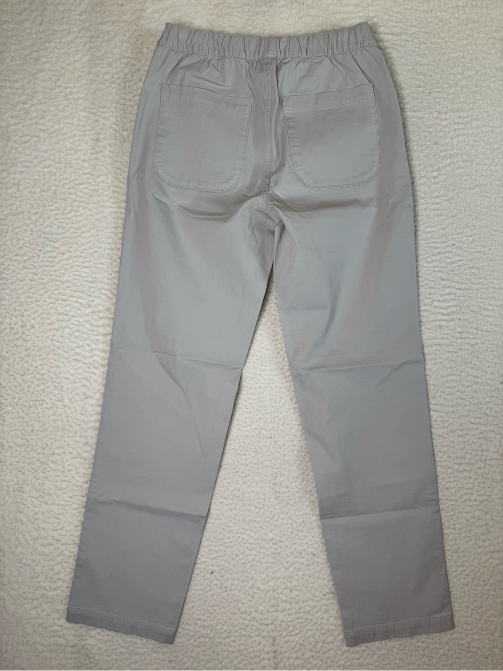 J. Crew Drawstring Pant in Stretch Cotton Blend Pants Stone Men's Small CK691 - Picture 9 of 11